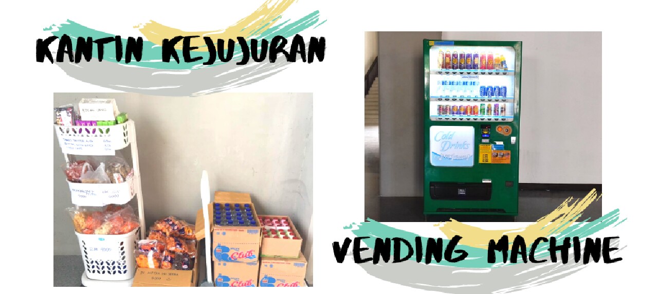 Adanya kantin kejujuran dan vending machine bawa nilai positif di Kampus B UISI