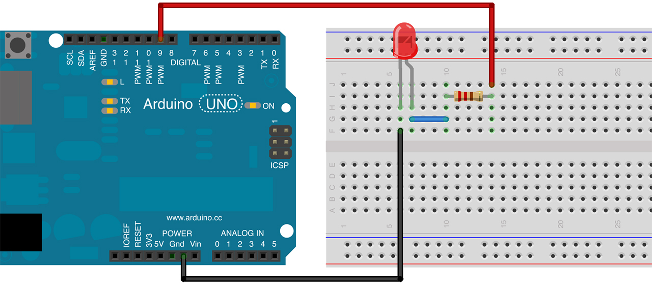 Simulasi Rangkaian Blinking Led Menggunakan Arduino Uno Input Dan ...