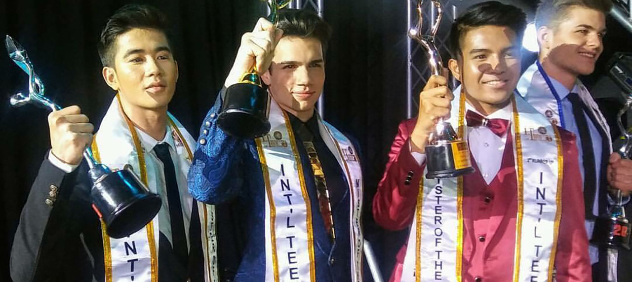 Rahmad Rizqinov yang telah meraih 3rd Runner Up Mister Teen International 2017