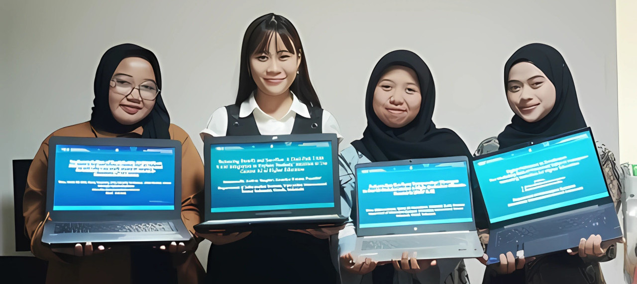 Empat Mahasiswa UISI yang berperan aktif dalam 3rd ICoDSS 2026