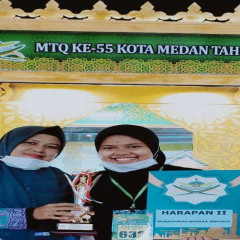 Khofifah Azhary, Mahasiswa UISI mendapat Juara Harapan 2 MTQ Kota Medan