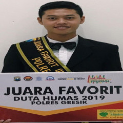 Sosok Alfan Kris Rianto peraih juara favorit Duta Humas Polres Gresik