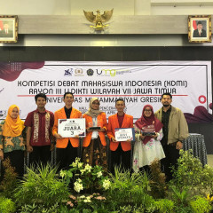 Inilah sang Juara 3 sekaligus Best Speaker KDMI 2019 Regional III Wilayah VII Jawa Timur