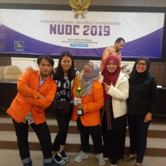 Tim Peraih Juara 3 NUDC Tim Peraih Juara 3 NUDC