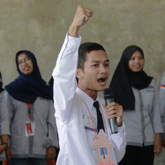 Salah Satu Peserta CHAMPS 2018 yang Tampak Penuh Semangat Salah Satu Peserta CHAMPS 2018 yang Tampak Penuh Semangat