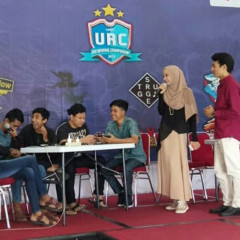 Keseruan peserta dalam babak penyisihan merebutkan gelar juara pada URC 2019 Keseruan peserta dalam babak penyisihan merebutkan gelar juara pada URC 2019
