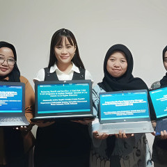 Empat Mahasiswa UISI yang berperan aktif dalam 3rd ICoDSS 2026