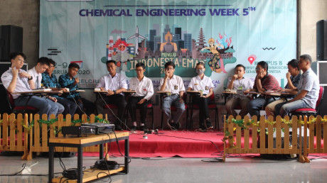 Potret salah satu perlombaan pada Chemical Engineering Week 5th di Kampus B UISI