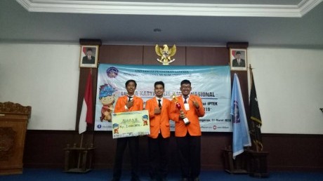 Mahasiswa Teknik Kimia sabet juara 2 Lomba Karya Tulis Ilmiah Nasional di Bali