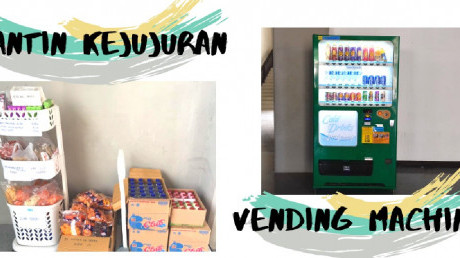 Adanya kantin kejujuran dan vending machine bawa nilai positif di Kampus B UISI