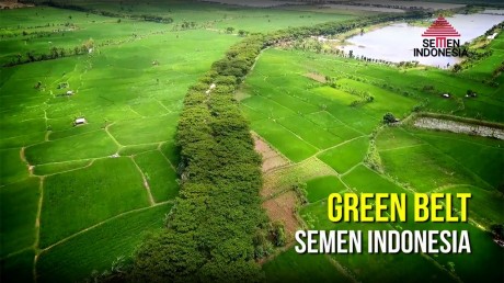 Area green belt disekitar tambang PT Semen Indonesia