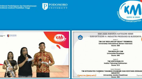 Sesi Pengumuman Juara I KMI 2020 Awards Kategori KBMI Sesi Pengumuman Juara I KMI 2020 Awards Kategori KBMI