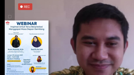 Sosok Ikrom Mustofa M.Sc, salah satu pemateri sekaligus Mahasiswa Berprestasi 2 Nasional 2015. Sosok Ikrom Mustofa M.Sc, salah satu pemateri sekaligus Mahasiswa Berprestasi 2 Nasional 2015.