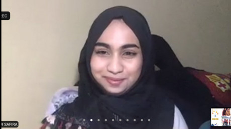 Sosok Nur Safira salah satu penerima beasiswa Turkiye Bursiari sebagai narasumber Sosok Nur Safira salah satu penerima beasiswa Turkiye Bursiari sebagai narasumber