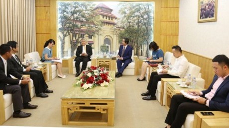 Pembahasan rencana kerja sama pihak UISI dengan Vietnam National University