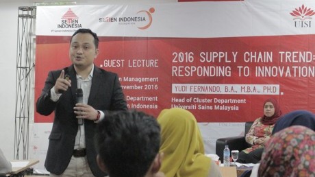 Yudi Fernando, Ph. D mengisi kuliah tamu di UISI Yudi Fernando, Ph. D mengisi kuliah tamu di UISI