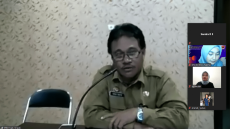 Potret Drs. Tarso Sagito, SH, M.HuM saat pemaparan materi Potret Drs. Tarso Sagito, SH, M.HuM saat pemaparan materi