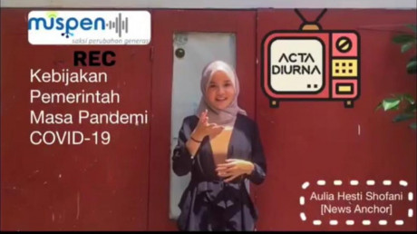 Sosok Aulia Hesti Shofani  peraih Juara Favorit News Anchor Sosok Aulia Hesti Shofani  peraih Juara Favorit News Anchor