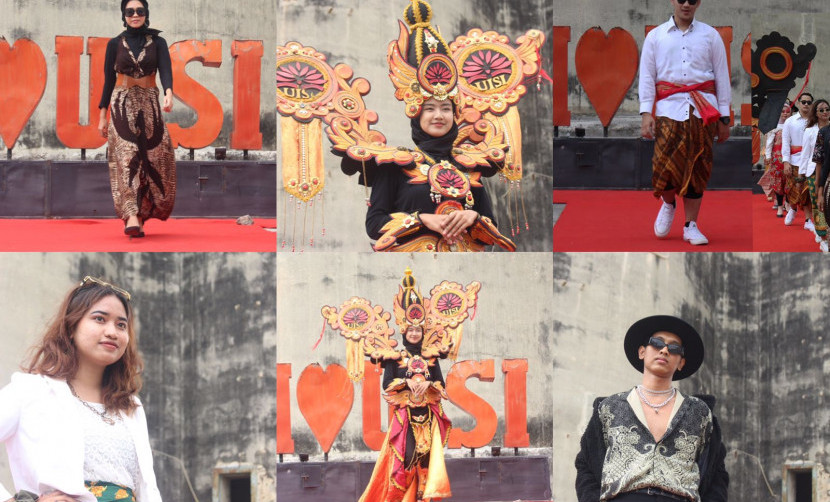 Pertama di Indonesia : UISI Tampilkan Fashion Walk di Silo Semen Indonesia